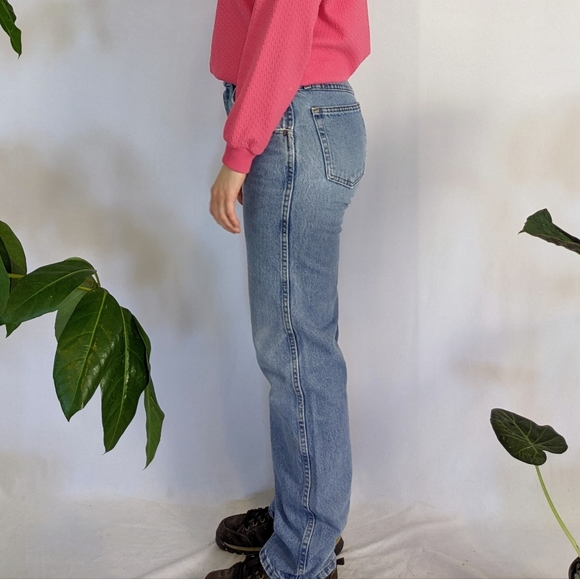 Vintage High Waisted Jeans 1990s Rustler - Picture 2 of 6